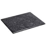 PLATTER GASTRONOM MARBLE BLACK GN 1/2 32.5X26.5X1CM ESPIEL