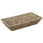 BUFFET RATTAN BASKET BEIGE GN 1/3 17.5X32.5X6.5CM ESPIEL