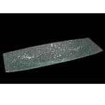 GLASS PLATTER 63X21CM MODA