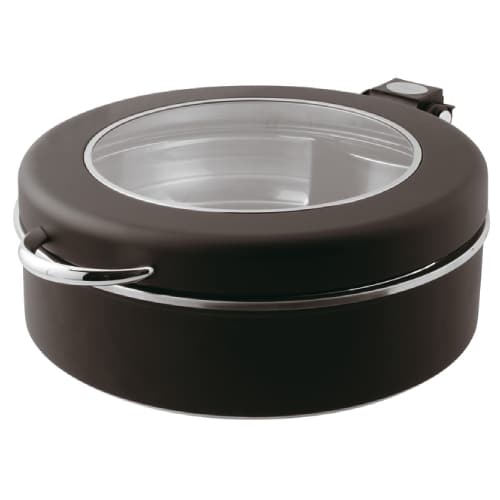 BUF-SAM-58196-40.jpg BY ORDER SAMBONET ARTHUR KRUPP RADICI BUFFET CHAFING DISH ROUND WINDOW BLACK 40CM - Image 1