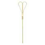 BAMBOO SCISSOR HEART 12CM 1X100 GTSA