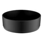 BY ORDER MELAMINE STACKABLE ROUND BOWL STEP 14X5.4CM BLACK MATT ESPIEL