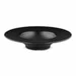 BY ORDER MELAMINE PASTA DEEP PLATE WITH RIM 28X5.5CM BLACK MATT ESPIEL
