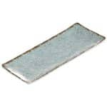 BY ORDER - MELAMINE PLATTER RECTANGULAR DECOR GREEN 30.9X12.5X2.2CM NOV