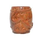 TIKI PORCELAIN BARREL OCTOPUS 42CL HONEY BROWN UNIQUE