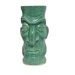 TIKI PORCELAIN MUG AX HITTDED 50CL GREEN UNIQUE