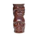 TIKI PORCELAIN HAND HEAD 44CL BROWN UNIQUE