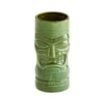 TIKI PORCELAIN ANGRY 42CL GREEN UNIQUE - DISCONTINUED