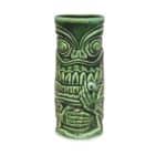 TIKI PORCELAIN SMOKER 44CL GREEN CYPRESS UNIQUE