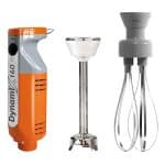 DYNAMIX COMBI 160 KIT MOTOR 220W, BLADE STICK 16CM AND WHISK DYNAMICMIXER FRANCE