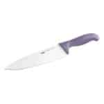 PROFESSIONAL KNIFE ICE-HARDENED INOX SERIES 18000 COOKS 20CM VIOLET ALLERGEN PADERNO ITALY