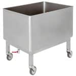 BY ORDER - SINK TROLLEY 80X60X75CM 190L INOX PADERNO