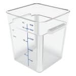 BY ORDER - SQUARE FOOD STORAGE CONTAINERS 28.3X32CM 17L POLYCARBONATE -40°C and 100°C PADERNO ITALY