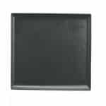 MELAMINE SQUARE PLATER 37X37CM BLACK - UNIQUE