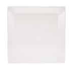 MELAMINE SQUARE PLATER 37X37CM WHITE - UNIQUE