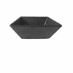 MELAMINE SQUARE BOWL 30.5CM BLACK- UNIQUE