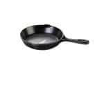 MELAMINE PAN ONE HANDLE ROUND 15X11CM BLACK UNIQUE