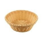 DISCONTINUED - RATTAN BASKET ROUND 35X12CM NATURE ILSA ITALY