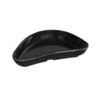 MELAMINE GALAXY PETIT DISH 12.6X8.2X1.8CM BLACK ILSA
