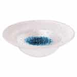 BY ORDER MELAMINE DECOR WHITE BLUE DEEP PASTA PLATE 23X13.6X5CM 60CL NOV