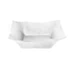 MELAMINE BOWL DEEP WHITE SQUARE 30.6X9.3CM NOV