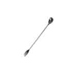 MIXING SPOON 30CM BLACK TRIDENT/SPOON WITH FORK TWIST NOVATEX