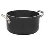 SAUCE POT ALBLACK INDUCTION ALUMINIUM 2 HANDLES TEFLON 24X14CM 5.6L AGNELLI  ITALY - BY ORDER