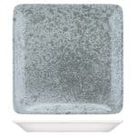 DISCONTINUED B1100-MODULUS PLATE FLAT SQUARE 31.7CM SANDSTONE GRAY BAUSCHER GERMANY