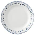 MARIE CHRISTINE DECOR NOSTALGIA BLUE PLATE FLAT WITH RIM 21CM BAUSCHER GERMANY - BY ORDER