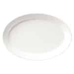 MELAMINE OVAL PLATTER WHITE 50X38 UNIQUE