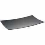 NEW MELAMINE PLATTER GN1/2 CURVED LUNA BLACK 32.5X26.5CM ILSA ITALY