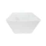 NEW MELAMINE CANON BOWL SQUARE  WHITE 30X30X11.5CM  ITALY