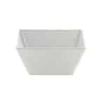 NEW MELAMINE CANON BOWL SQUARE WHITE 24X24X10CM  ITALY