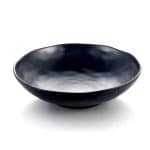 MELAMINE DEEP BOWL ROUND BLACK MATT 31X8CM UNIQUE