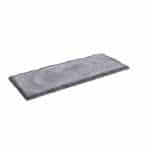 MELAMINE PLATTER RECTANGULAR LIGHT GREY 35.5X18X2CM NOV