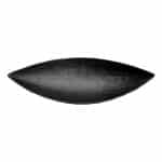 MELAMINE LEAF BLACK 35X13X4 NOV