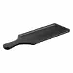 MELAMINE PLATTER RECTANGULAR WITH HANDLE BLACK 60X14X2CM NOV