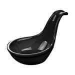 MELAMINE SAUCE BOWL WITH HANDLE 3CL 10X5.7X5.5CM BLACK NOVATEX