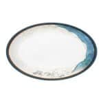 MELAMINE PLATTER OVAL DECOR 50.6X32.5X4CM NOV