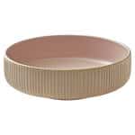 DISCONTINUED 2025 - NARA ROSE RELIEF DISH ROUND 21CM  PLAYGROUND