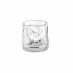 DISCONTINUED SUPERGLAS UNBREAKABLE CLUB N2 WHISKY COCKTAIL DOF 33CL CRYSTAL CLEAR KOZIOL GERMANY