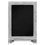 SIGN TABLE STAND BLACK BOARD WITH FRAME WOOD GREY 24X36CM NOVATEX - BY ORDER