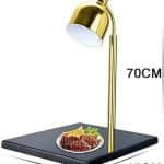 BUFFET CARVING HEATER LAMP SINGLE STAND SILVER UNIQUE