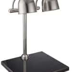 BUFFET CARVING HEATER LAMP DOUBLE STAND GOLD UNIQUE