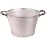 DISCONTINUED BY ORDER ALUMINIUM CONICAL COLANDER 45X25CM AGNELLI-FASA ITALY