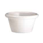 DISCONTINUED - RAMEKIN MELAMINE ROUND 9CL 7.5CM WHITE TABLECRAFT