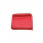 DISCONTINUED - CAMSQUARE PP LID RED 21X21CM CAMBRO