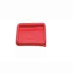 DISCONTINUED - CAM-SQUARE LID RED 23X23CM CAMBRO