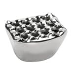 ASHTRAY WINDPROOF ALUMINIUM COLOR SILVER OVAL 13X11X8CM ESPIEL - BY ORDER