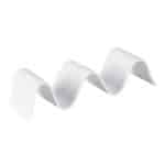TACO STAND ACRYLIC PLASTIC 2-3 HOLDER 6X14CM WHITE UNIQUE